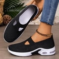 thumbnail image 3 of Dakaela Women's Slip on Orthopedic Sneakers Breathable Mesh Knitted Walking Shoes with Wide Width Arch Support Non Slip Sole Size 6, 3 of 7