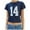 Navy, variant on Summer Digital Print Crop Top â Fitted Short Sleeve Baby Tee for Women, Y2K Graphic Casual T-Shirt with Spicy Girl Style
