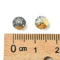thumbnail image 5 of 144pcs Preciosa® Beads Czech Bicone(451 69 302 Rondelle) 00030 262 Aurum 6mm Hole: 1mm, 5 of 5
