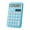 Blue, variant on LAILLSH 2026 New Arrival Copier Colorful Desktop Calculator 12 Digit Basic Calculator With Tilt Stand (6 Colors) Power /Battery For School & Home