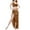Khaki, variant on 2 Piece Sets for Women Summer Sexy Sequin Crop Top and High Slit Maxi Skirt for Belly Dance Performance Party