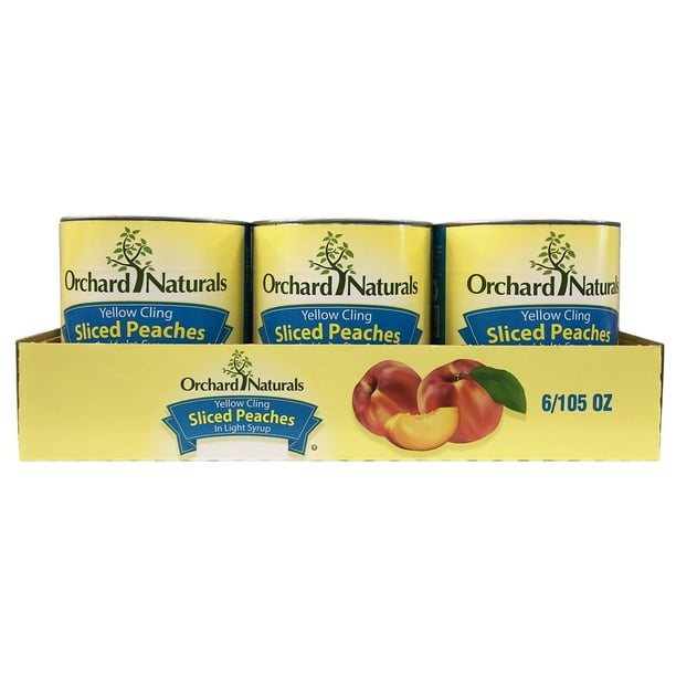 Orchard Naturals Yellow Cling Sliced Peaches in Light Syrup (106 Ounce