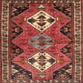 thumbnail image 1 of Ahgly Company Machine Washable Indoor Square Traditional Dark Almond Brown Area Rugs, 8' Square, 1 of 7