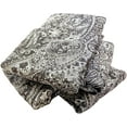 thumbnail image 3 of Home Soft Things Paisley Suede 4 Piece Throw Pillow Cover Set - Charcoal/Light Blue - 20" x 20", 3 of 6