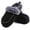Black, variant on BERANMEY Mens Slippers Moccasins Memory Foam Fuzzy House Shoes for Mens Womens Closed Toe Warm Soft Slip-On Slippers with Anti-slip Sole Fuzzy Flat Slides Perfect for Indoor & Outdoor Use