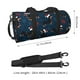 thumbnail image 2 of Fotbe Christmas Dachshund Bolsa Deportiva de Lona Plegable con Estampado, Bolsa de Gimnasio con Bolsillo Seco/Húmedo, Bolsa de Viaje Ultraligera de Gran Capacidad, 2 of 6