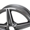 thumbnail image 6 of 18" Wheel Rim 18x8.5-inch 5-Lug Machined Gray, for Mercedes Benz C300 C350 E300 E350 CLA250 Car Rim, 4 Count, 6 of 12