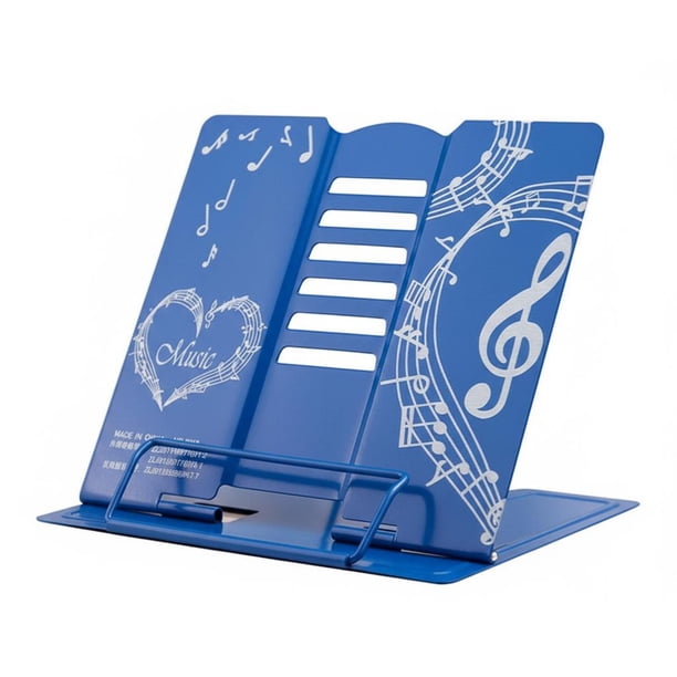 predolo Atril de Mesa para Partituras Multifuncional Soporte de Partituras Ajustable Construcción Metálica Resistente Portapartituras Plegable para Músicos