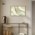 thumbnail image 3 of Green And Gold Mineral, Agate & Geode Wall Art Canvas Wall Art by Art Remedy, Gold Floater Frame, 31.5" x 21.5", 3 of 7