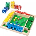 thumbnail image 7 of CYFW Shut the Box Game: 2-4 Player Wooden Board Math Game with 2-12 Dice | Educational Family Night Entertainment | Classic Pub Style | Funny Family Board Games, 7 of 7