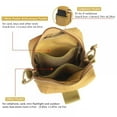 thumbnail image 4 of Cell Phone Pouch Nylon Holster Case with Belt Clip Cover Black, 4 of 6
