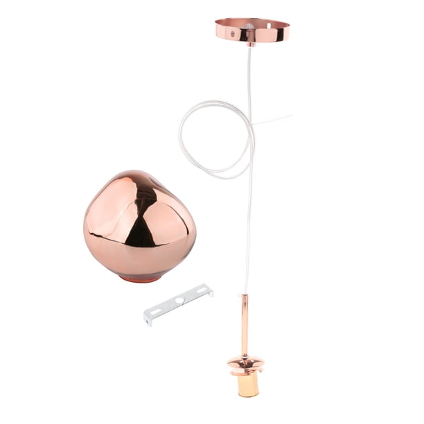 Cubierta de luz de techo Colgante de bronce Lámpara de espejo Bombilla de diamante jinwen 30 CM