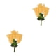 thumbnail image 2 of Ounissouiy 12 piezas de glicinia falsa, planta de vid, ratán, flores artificiales, cadena para colgar en la pared, bricolaje, sala de estar, Beige 2piezas, 2 of 6