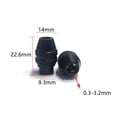 thumbnail image 4 of 2 Brocas Sin Llave, Rosca De 9/32 -40, Adaptador De Taladro Para Destornillador, 0,3-3,2mm, 2 Uds., 4 of 6