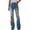 Red, variant on TSADFHJI Black Skirt Women Plus Size Womens Pants Printed Pattern Loose Flared Hem Jeans Stretch Flared Bottoms S Yellow