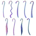 thumbnail image 3 of 9x Ganchos Marcapáginas a granel Marcapáginas de metal Marcapáginas con gancho tallado para hombres y mujeres Suministros para manualidades Lectores mayimx Ganchos Marcador a granel, 3 of 9
