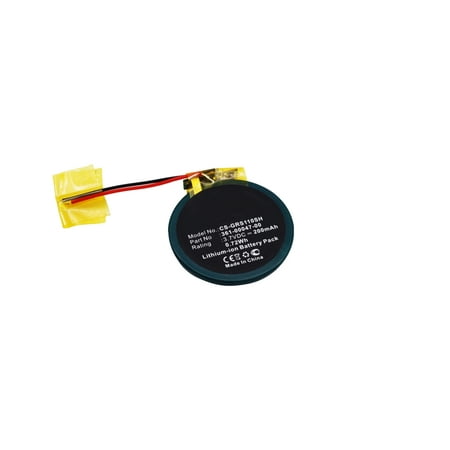 Replacement Battery for Garmin Approach S1 Approach S3 Approach S4 Forerunner 110 Forerunner 210 Forerunner 210W Forerunner S1 Forerunner S1W 361-00047-00 361-00064-00 3.7V/200mAh