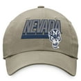 thumbnail image 2 of Men's Top of the World Khaki Nevada Wolf Pack Slice Adjustable Hat, 2 of 4