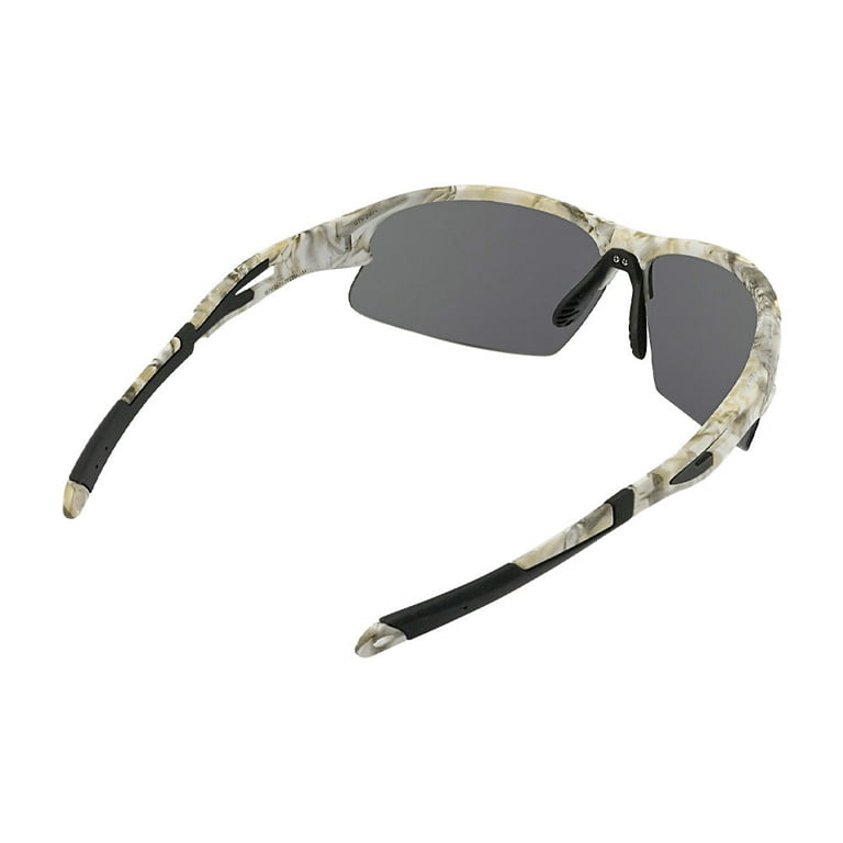 Safety Vu+Outdoors Safety Glasses in Semi Frame White with