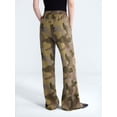 thumbnail image 3 of Scoop Women’s and Women's Plus Mineral Washed Fleece Flare Leg Sweatpants, Sizes XS-4X, 3 of 5