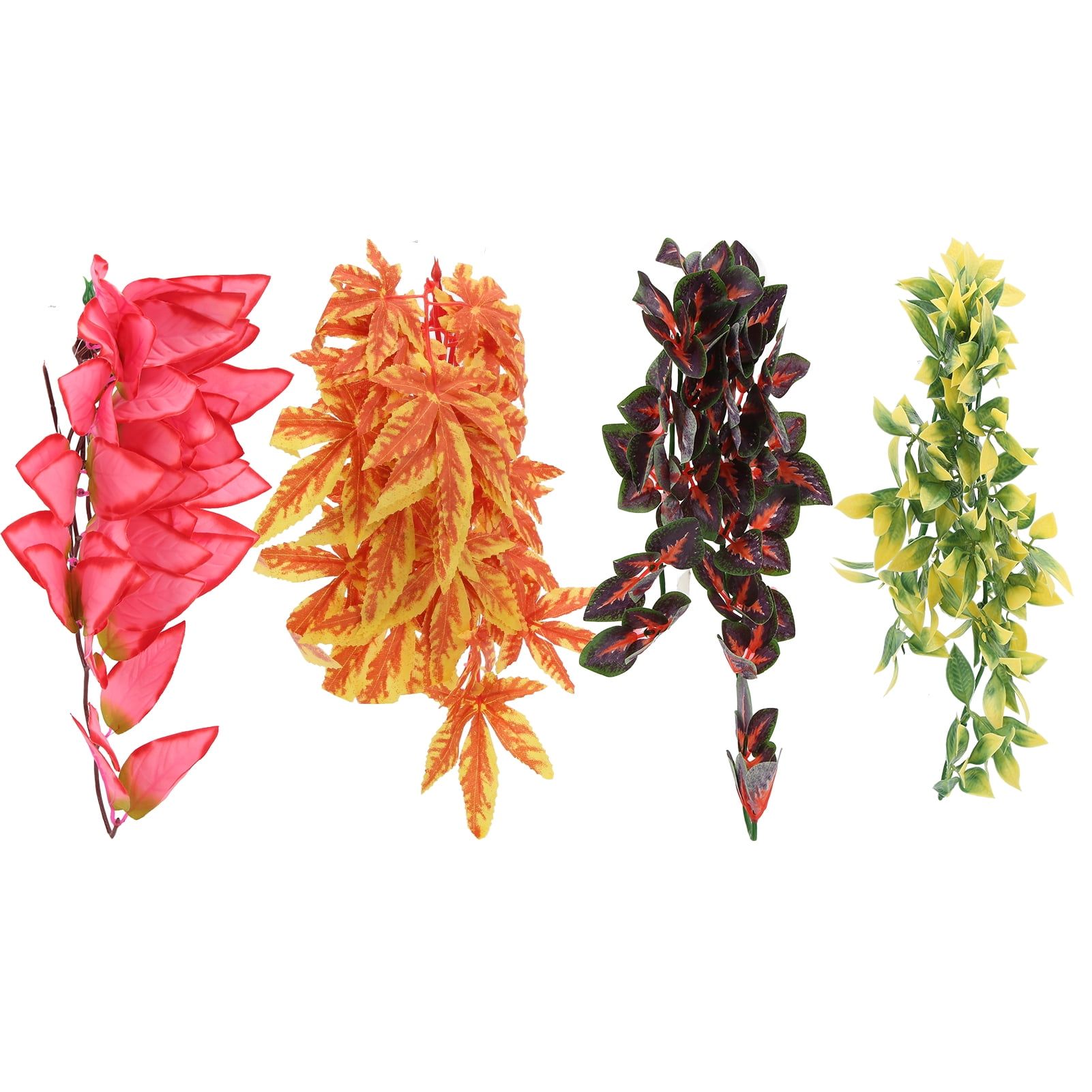 Plastic Reptile Plants, Lifelike Reptile Plants Easy To Use For