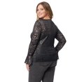 thumbnail image 3 of Jessica Simpson Women's and Women's Plus Sarah Lace Mesh Top, Sizes XS-4X, 3 of 5