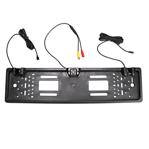 Ymiko European License Plate Frame Reversing Image Accessories 12LED Reversing Image