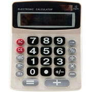 Sentry Jumbo-Key Desktop Calculator, White