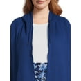 thumbnail image 4 of Terra & Sky Women's Plus Size Full Zip Fleece Hoodie, 4 of 5