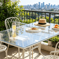 thumbnail image 6 of 36 x 54 Inch 1.5mm Thick Clear PVC Table Protector, Waterproof & Easy-Clean Desk Pad, Rectangle for Office, Dining & Dresser, 6 of 9