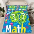 thumbnail image 2 of YST Math Equation Bed Sheets For Kids Twin Mathematics Formula Biology Sheet Set Boys Girls Math Geometry Science Bedding Set Educational Fitted Sheet + Flat Sheet + 1 Pillow Case, 2 of 5