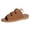 Brown, variant on Womens Strappy Mules Gladiator Sandals Roman Beach Vintage Suede Peep Toe Lace up Fisherman Flat Casual Comfortable Dress Slides Backless Slip on Light Green Size 6