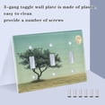 thumbnail image 4 of Dailycode Light Switch Plate Covers 2 Gang Wall Plate Plastics Outlet Covers for Kitchen Home Office Decor Tree and Moon, 4 of 8