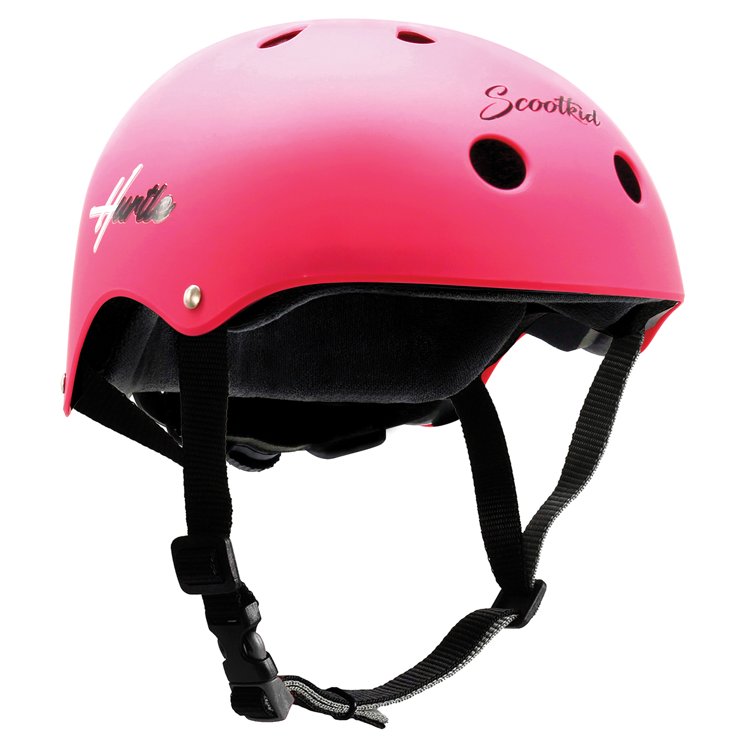 Hurtle HURHLP48 ScootKid Children's Safety Bike Helmet (Hot Pink