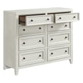 thumbnail image 4 of JERFIT Modern 8-Drawer Dresser, White Wood Bedroom Storage Chest, Contemporary Wide Chest of Drawers, 4 of 5