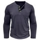 thumbnail image 5 of pstuiky camisetas de manga larga para hombre, Camiseta deportiva y de fitness para hombre, de color liso, cálida y ajustada, con cuello semialto y manga larga. tops de invierno para hombre m, 5 of 6