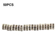 thumbnail image 1 of 50 Pieces Rhinestone Rondelle Handmade Spacer Beads Jewelry for DIY Crystal Multi-colors Loose Bead Earring Necklace Accessories Champagne, 1 of 7