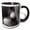 Black/White, variant on 3drose, Shapes in Black and White, 11oz Two-tone Black Mug