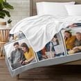 thumbnail image 3 of AISENIN Dad Gifts Custom Blanket with Photos Birthday Gifts for Dad Best Dad Ever Gifts Personalized Pictures Blanket, 3 of 5