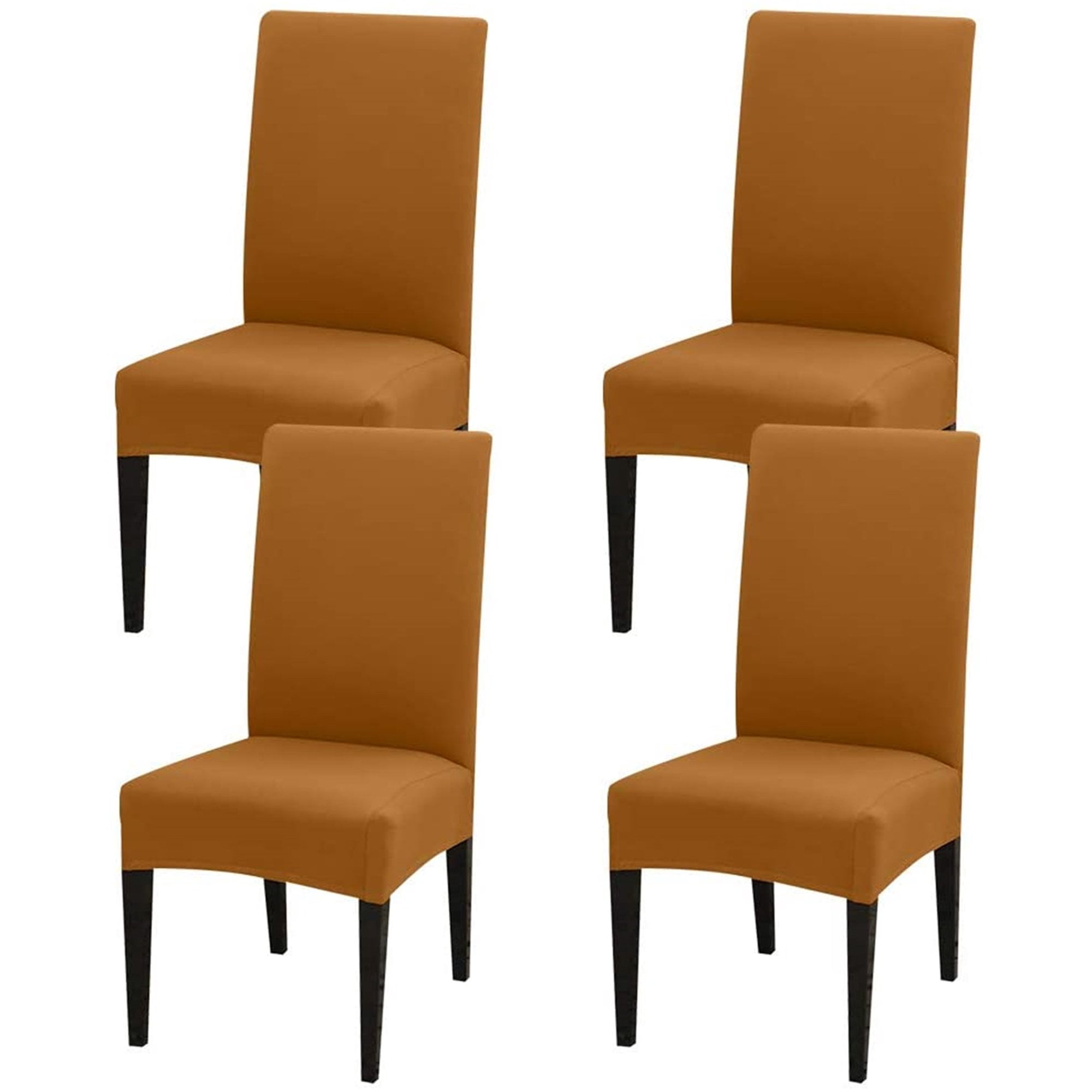 Pack 4 Chair Protector Cover Slipcover, Stretch Removable Washable