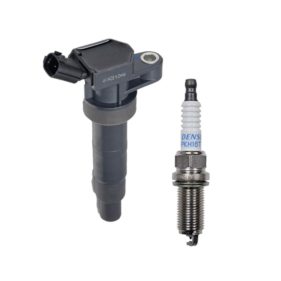 Set of 1 AD Auto Parts Ignition Coil   1 Platinum TT Spark Plug PKH16TT For Hyundai Santa Fe, Sonata, Tucson, Kia Borrego, Forte, Optima, Sorento, Sportage