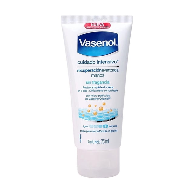 Crema para manos Vasenol cuidado intensivo 75 ml