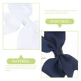 thumbnail image 3 of OULII 8Pcs Handmade Dog Hair Bow Set for Medium Large Dogs Ribbon Clips, 3 of 8