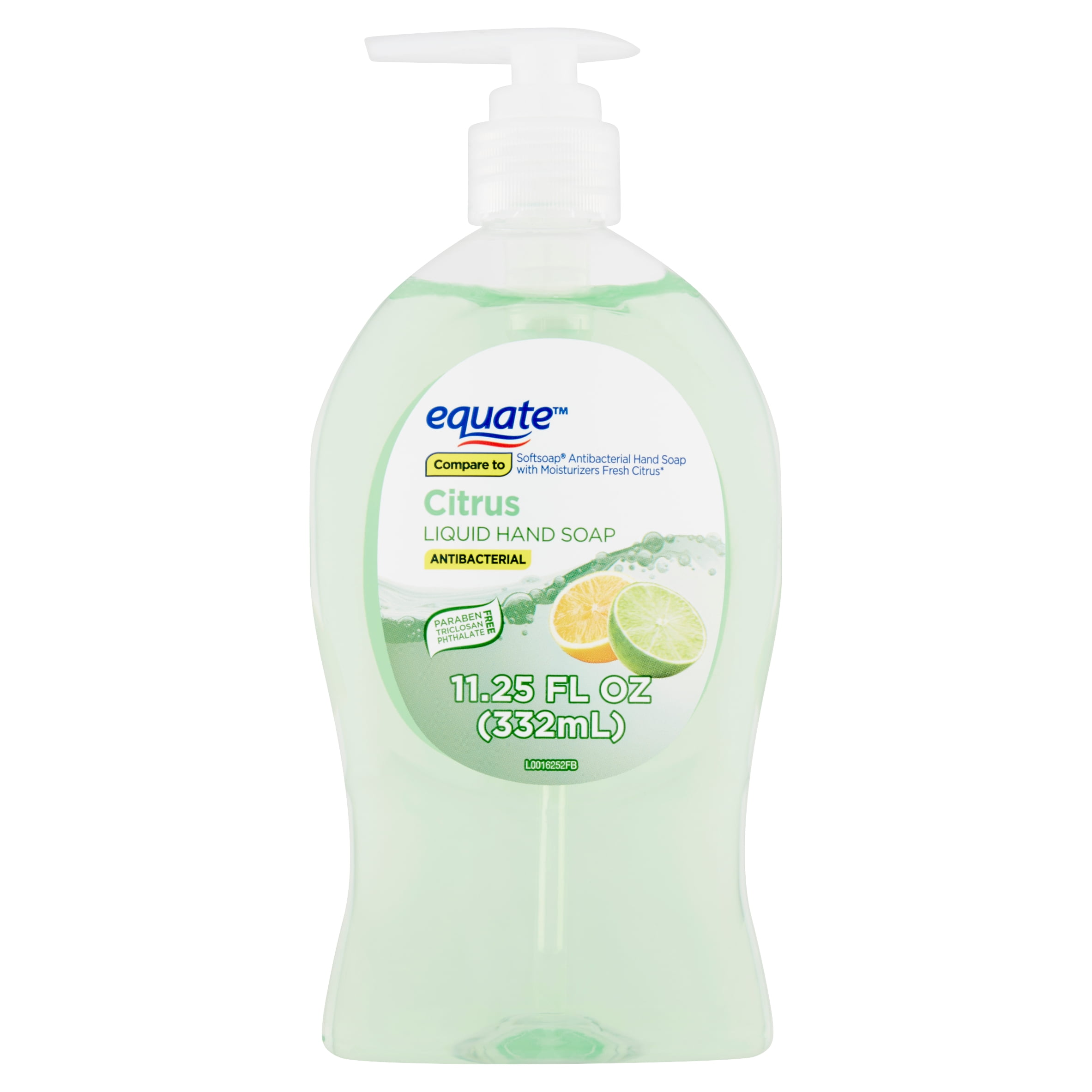 (3 pack) Equate Citrus Antibacterial Liquid Hand Soap, 11.25 fl oz