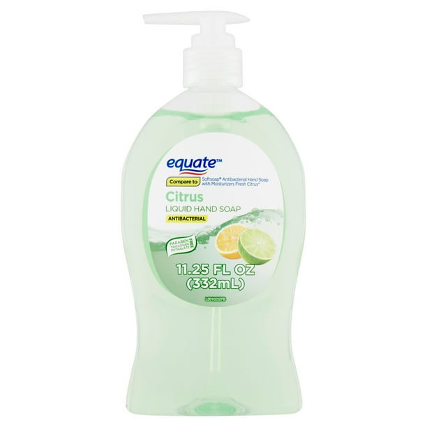 Equate Antibacterial Citrus Liquid Hand Soap, 11.25 fl oz