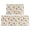 Cow and Flower Beige Pattern, variant on Cow and Flower Beige Pattern Anti Fatigue Kitchen Rugs Set Of 2, Non Slip Washable Decorative Floor Mats for Kitchen Sink Laundry, 17"x30" and 17"x47"