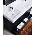 thumbnail image 6 of Kubebath Bliss 60" Black Free Standing Double Sink Modern Bathroom Vanity, 6 of 7
