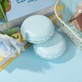 thumbnail image 3 of 1 Pcs Blue Macaron Contact Lens Travel Case with Cleaner Portable Contact Box with Mirror Tweezers Solution Bottle, 3 of 8
