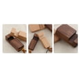 thumbnail image 4 of KAKOWELY Creative Mobile Phone Stand Keychain Universal Desktop Phone Bracket Keyring Wooden Phone Stand Portable Smartphone Holder (Light Color),0.79"X2.28"X0.59", 4 of 4