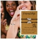 thumbnail image 2 of Esmalte Pulsera Tejida Pareja Amistad Tarjeta Pulsera Mejor Amigo Pulsera Ajustable Joyería para Mujeres Hombres, 2 of 7